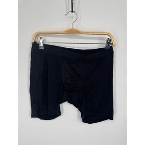 NWOT Built Different Boxer Brief Shorts Men's Large Black Elastic Waist Pull On